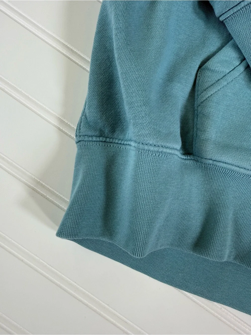 Nike Men's Teal Pullover Hoodie with White Swoosh
